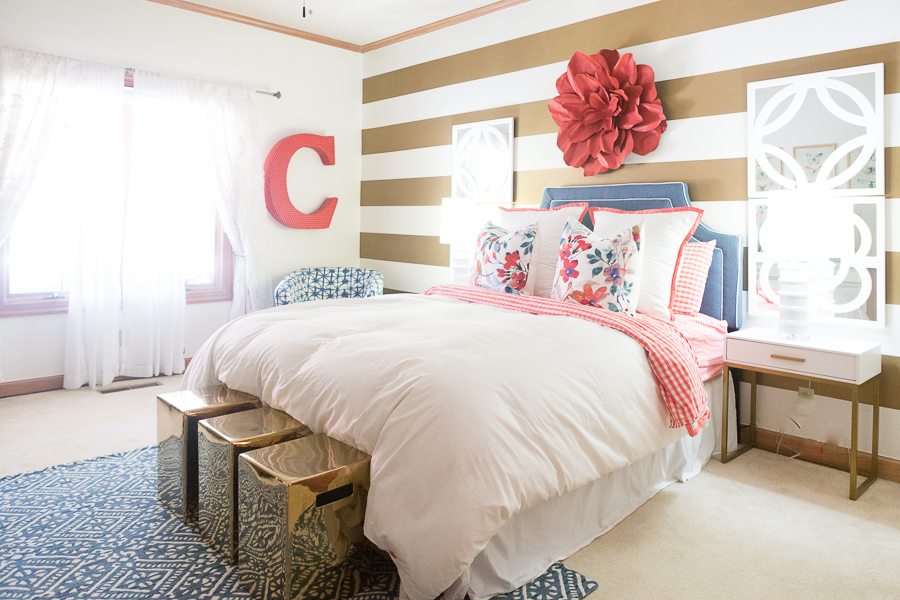 modern girls bedroom