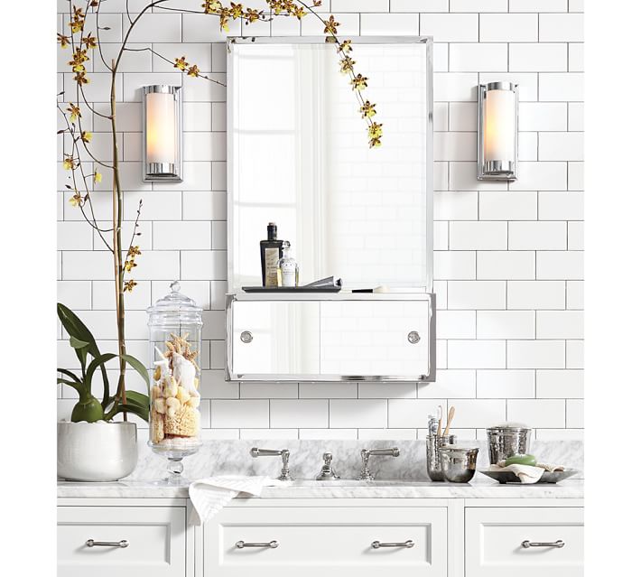 Pottery barn bathroom deals sconces