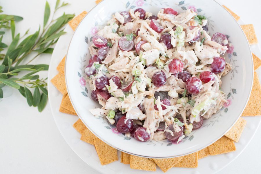 Four Ingredient Easy Chicken Salad Recipe | CC and Mike | Lifestyle Blog