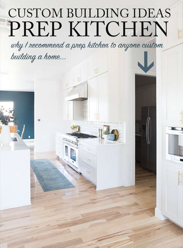 Custom Building Ideas Prep Kitchen | CC and Mike | Lifestyle and Design