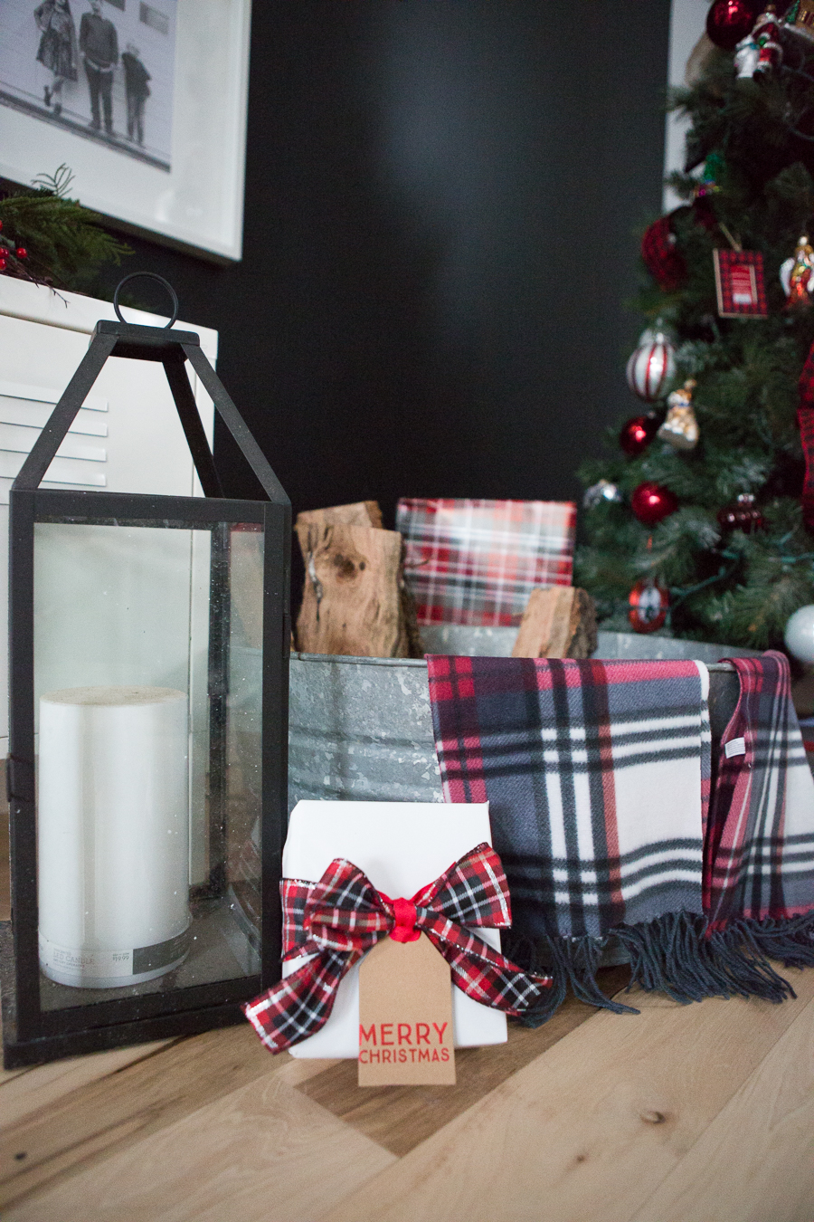 Affordable Buffalo Plaid Holiday Pillows and Decor, CC and Mike, Blog