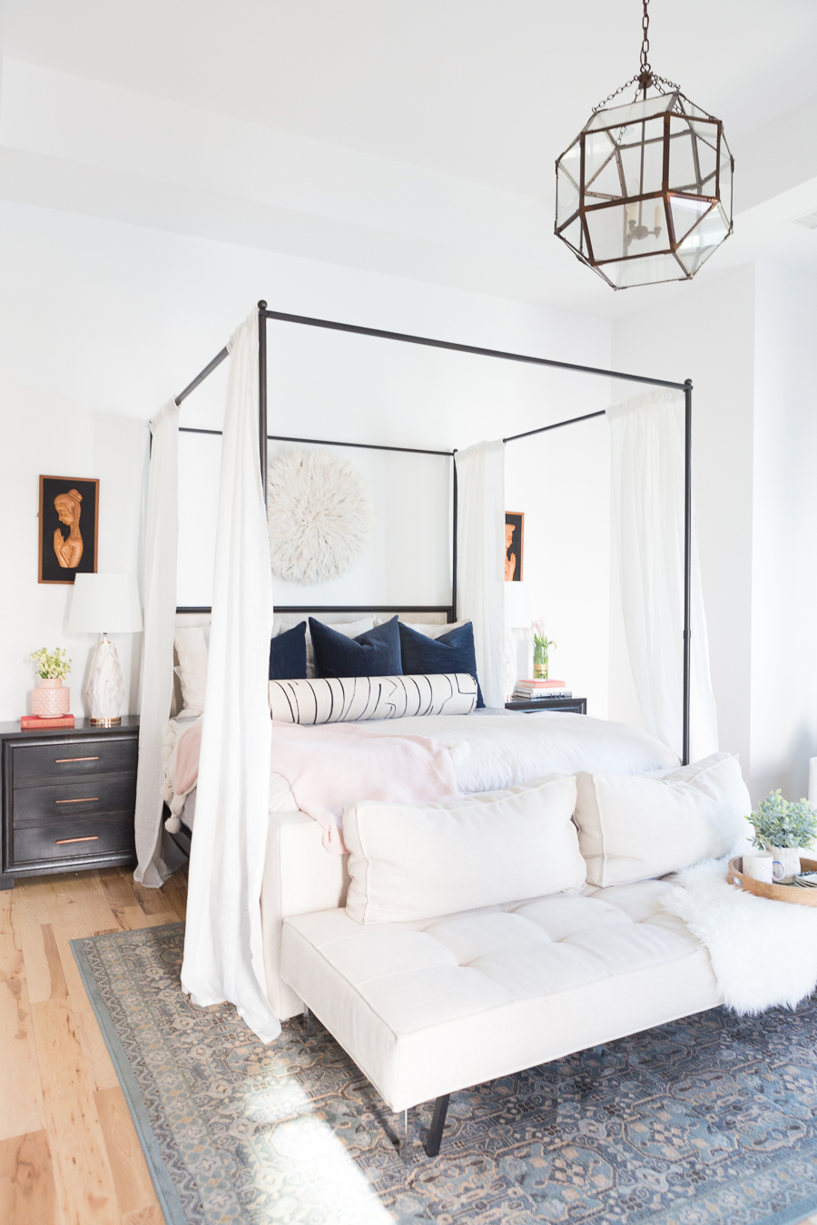 How to Decorate Your Home on a Budget from World Market affordable canopy beds