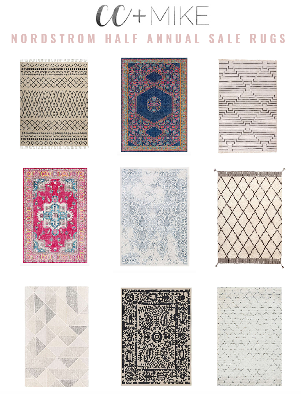 FASHION Favorites Nordstrom Half Annual Sale MOrrocan rugs area rugs sale gray wool area rugs nordstrom sale