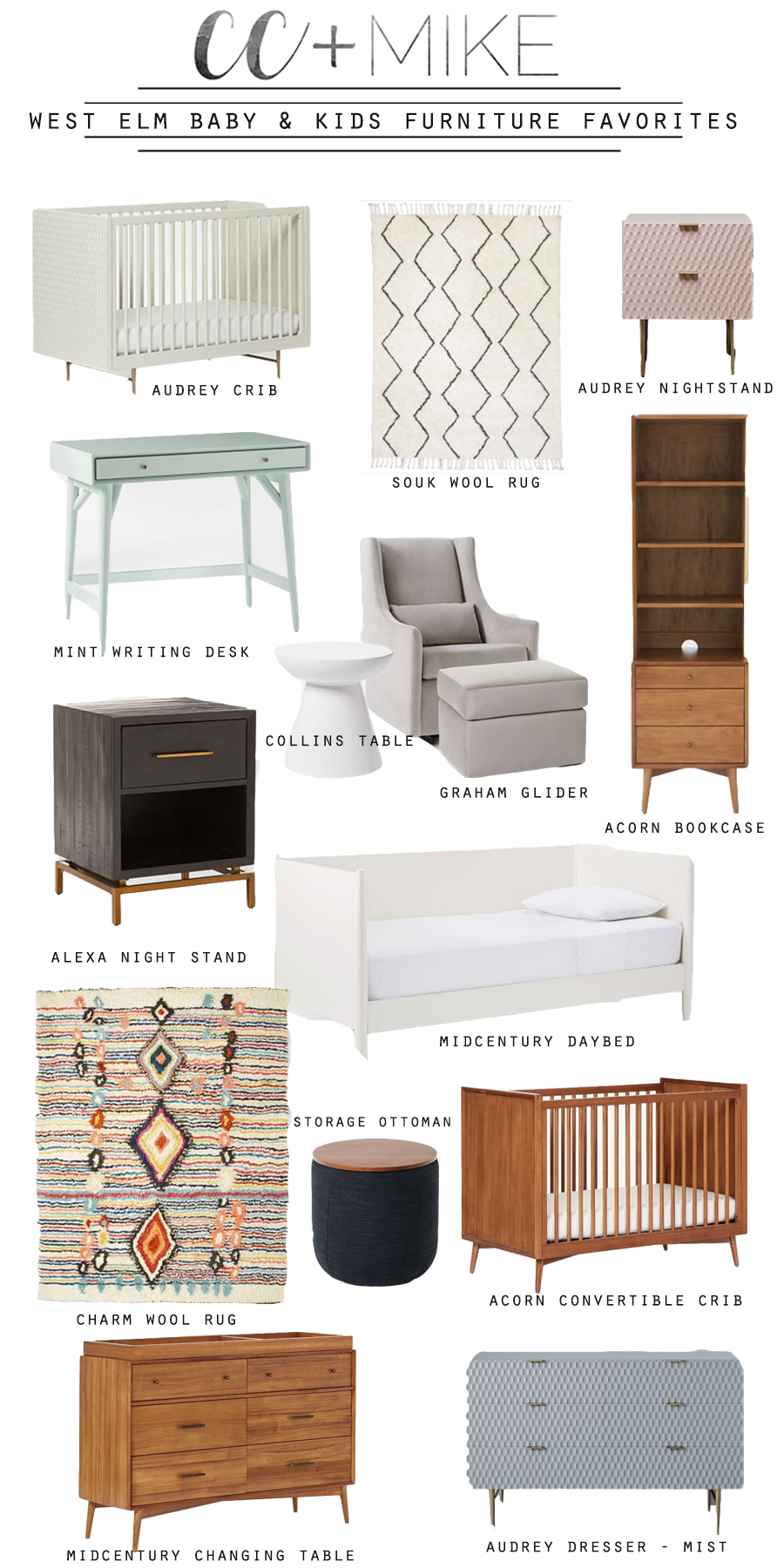 west elm mid century crib reviews