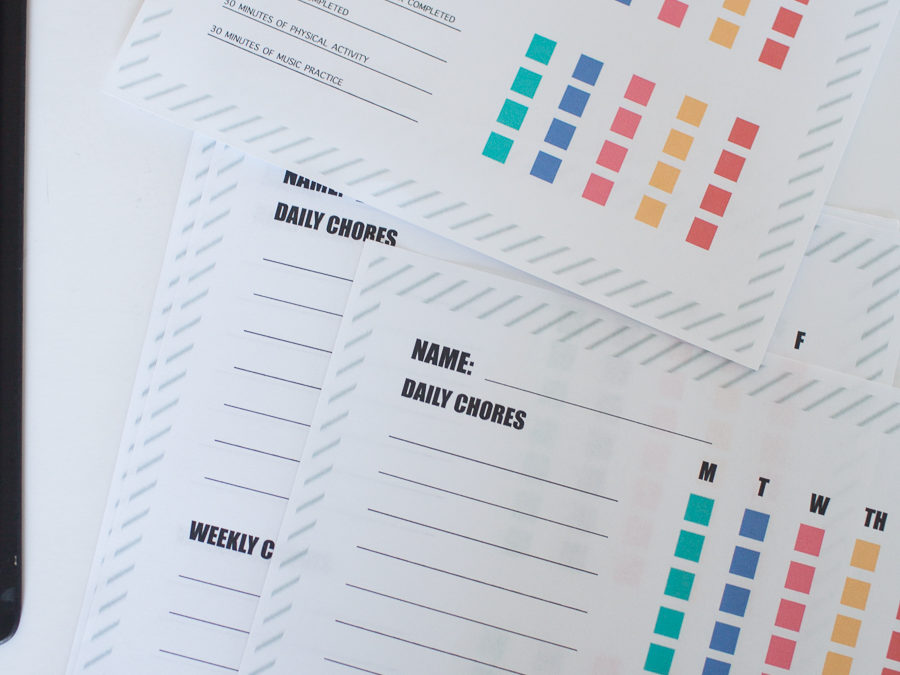 How to Limit Screen Time for Kids and Free Printable Chore Charts free