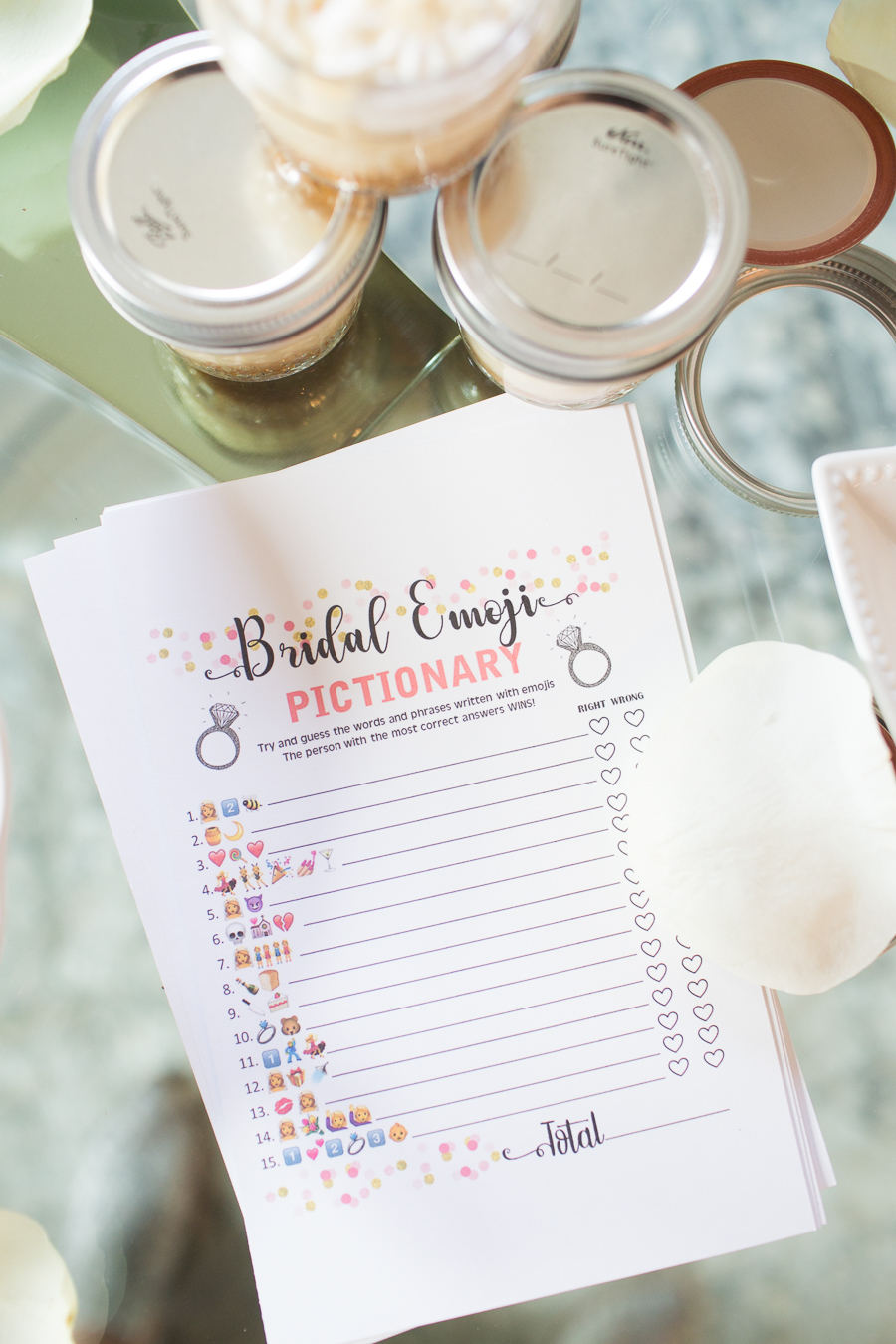 Beautiful Fall Bridal Shower Ideas bridal pictionary game for a fall bridal shower