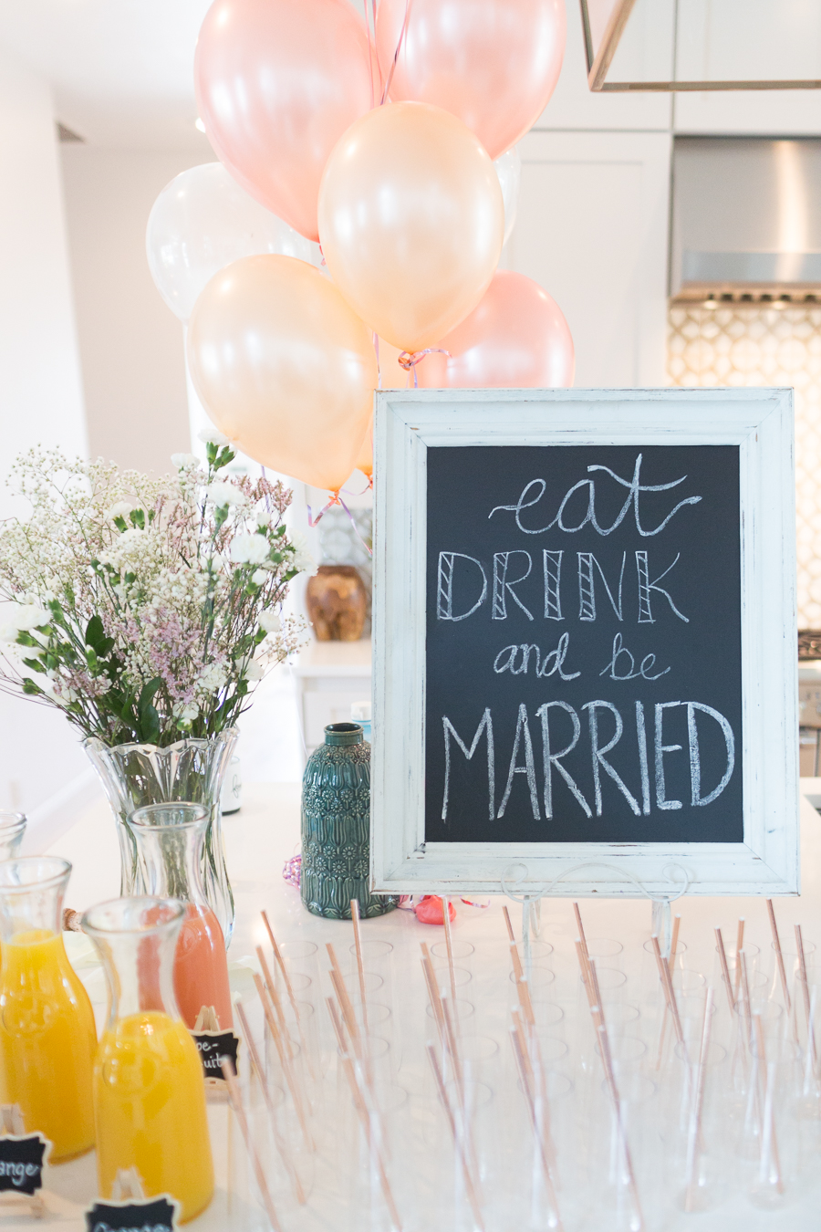 Beautiful Fall Bridal Shower Ideas fall bridal shower create your own mimosa champagne bar with an eat drink and be married sign