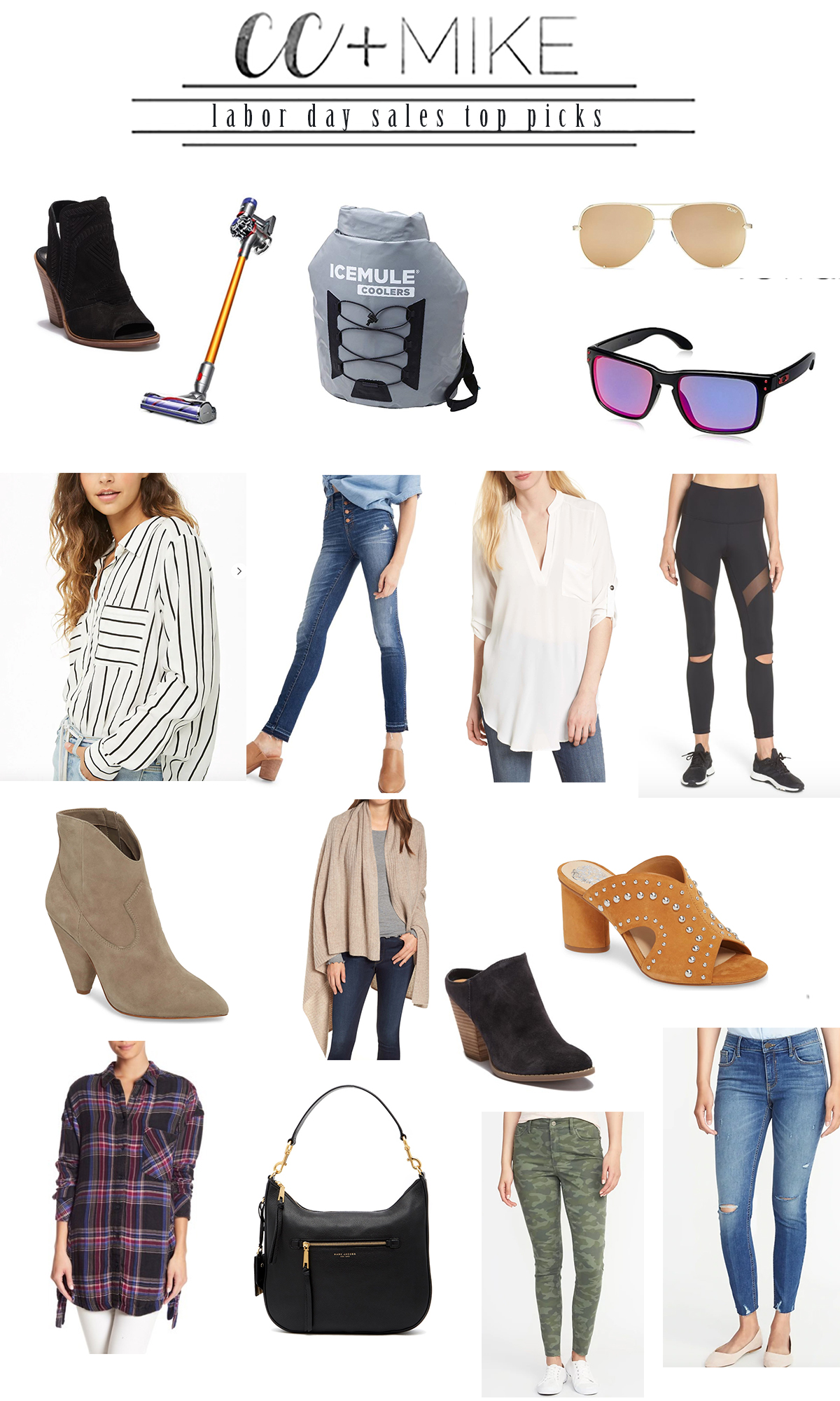 Labor Day Sales Guide 2018 final vince camuto booties quay aviator sunglasses old navy rockstar jeans fashion for moms