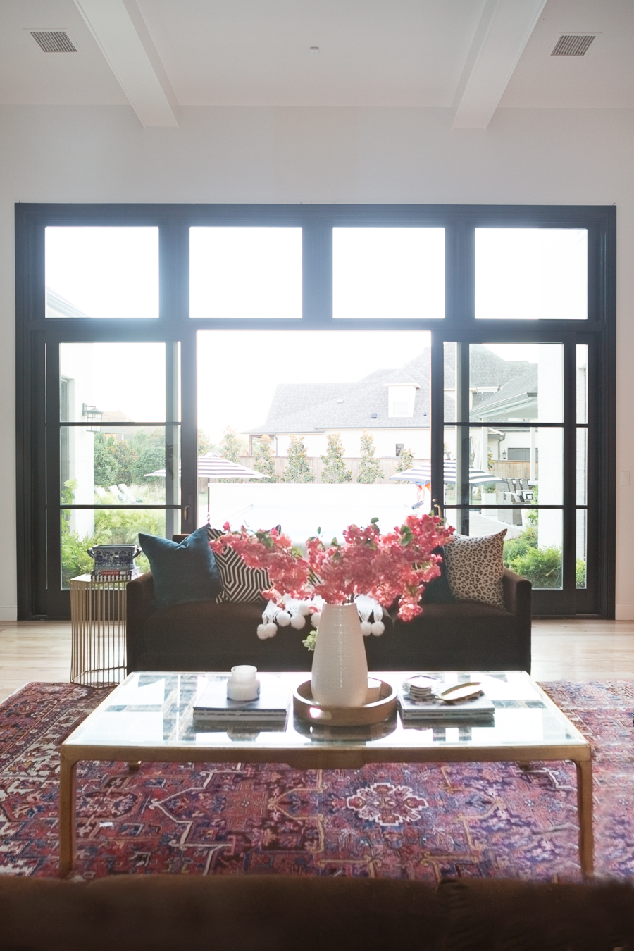 Bold, Beautiful, BLACK Windows! | Hadley Court | Interior Design Blog