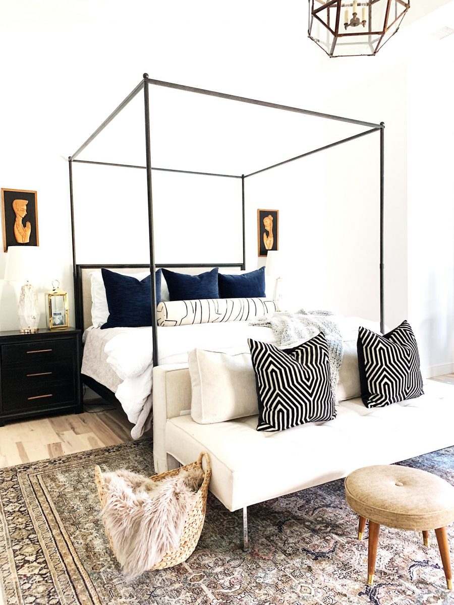 Coastal Master Bedroom Design with Walmart Home | CC and Mike | Blog