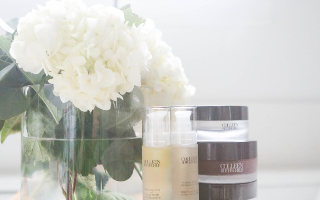 Hair and Skin Care Routine with Colleen Rothschild Products hair and skin products to help aging skin spots and melanoma