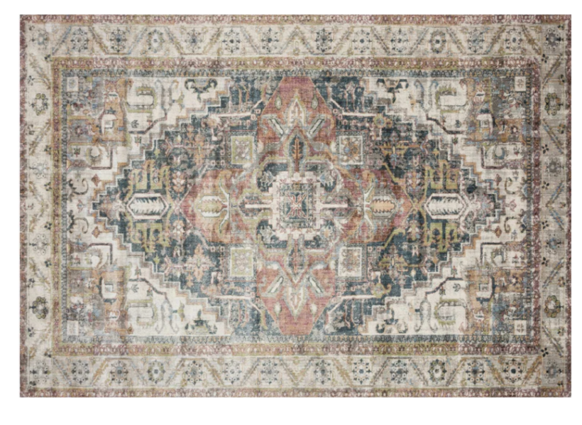 CC and Mike Frisco I Project Reveal Anastasia multi ivory Loloi area rug 