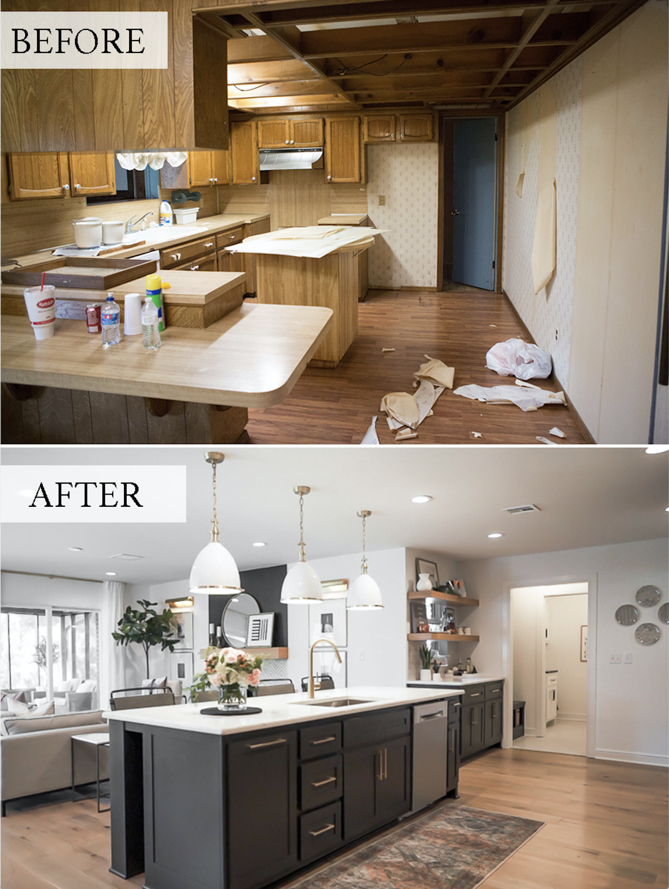 Raised Ranch Kitchen Remodel Before And After | Dandk Organizer