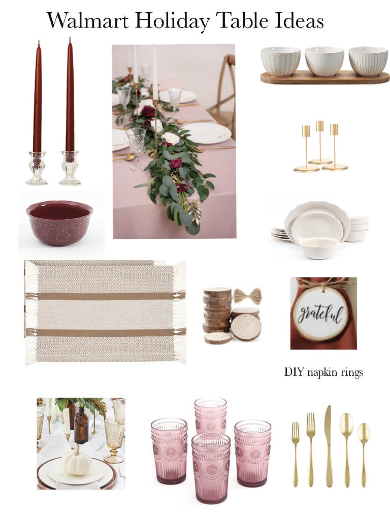 Walmart Holiday Table Ideas