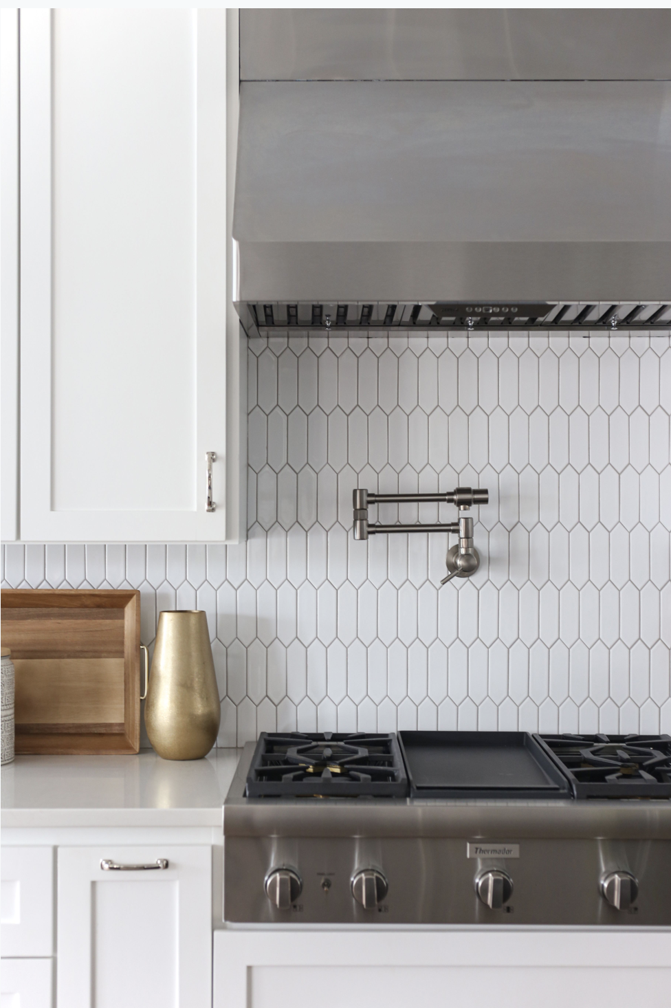 CC and Mike 2020 Project Recap and 2021 PREVIEW picket tile backsplash