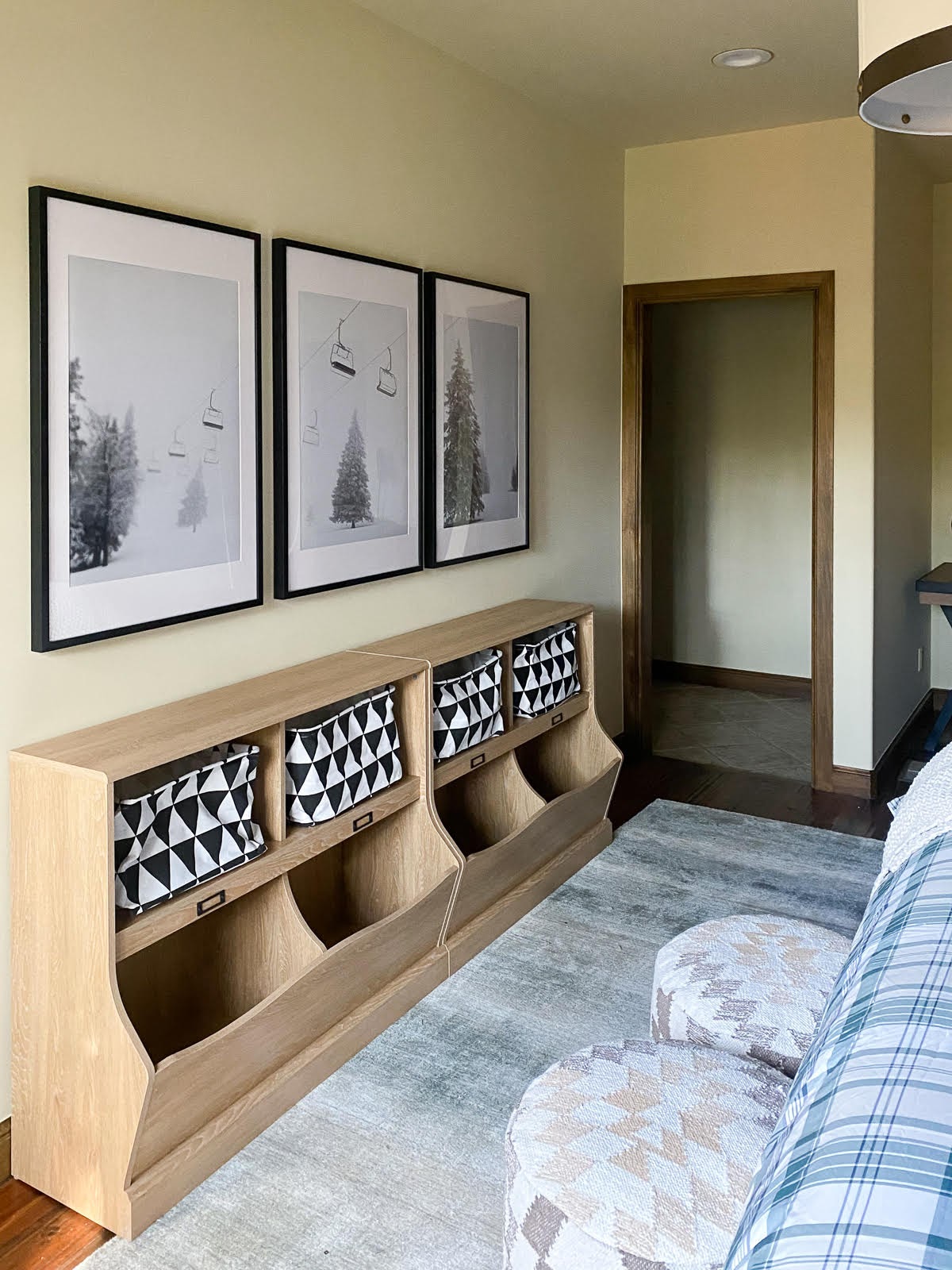 storage bin bookcase CC & Mike