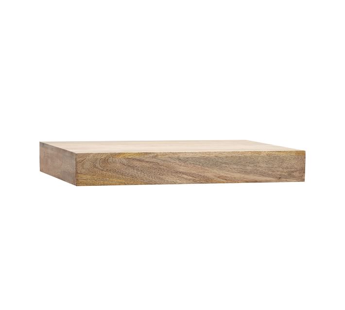 Brighton Floating Shelf, White Oak