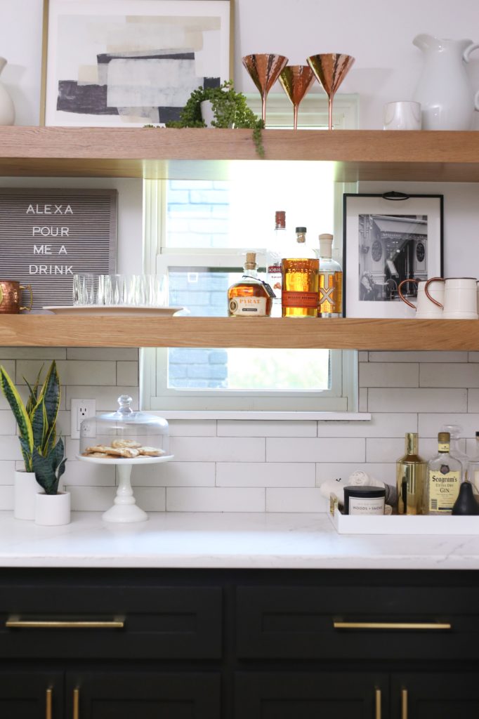 Open Shelving from pottery barn